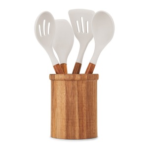 Juego de 4 utensilios de cocina con olla