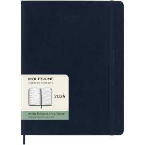 Agenda de promoción XL 12 mois Moleskine à couverture souple