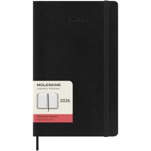 Agenda personalizable L quotidien 12 mois Moleskine à couverture souple