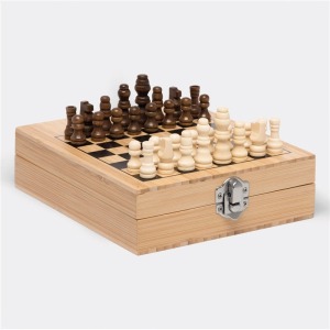 AJEDREZ DE BAMBÚ juego de vino