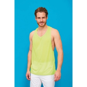 Camiseta de tirantes unisex jamaica - blanca