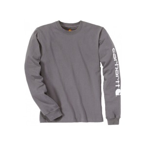 camiseta carhartt® con logotipo de manga larga