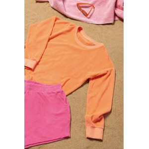 Sudadera de rizo oversize para mujer