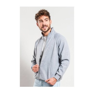 Sudadera con cremallera fabricada en Italia