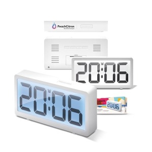 Pendulette-réveil personalizable avec retro-éclairage