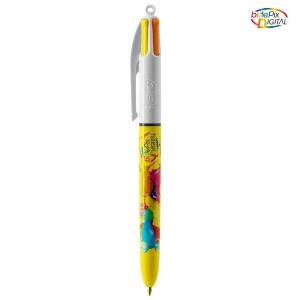 Bolígrafo Bic 4 colores brillantes