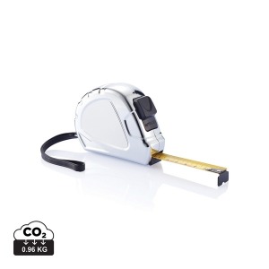 Cinta métrica de 3 metros de cierre automático con clip y correa de muñeca