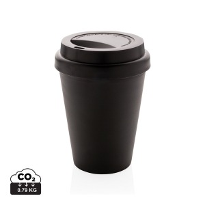 Taza de PP reciclable de doble pared de 300 ml