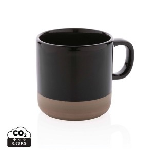Taza de cerámica esmaltada