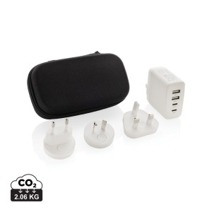 Chargeur de voyage personalizable en plastique RCS TravelCharge Pro