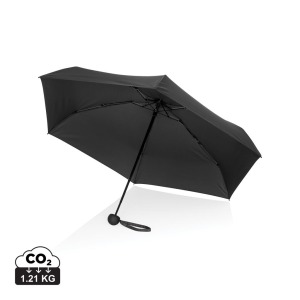 Mini paraguas de 19,5 pulgadas en nylon rPET pongee Aware