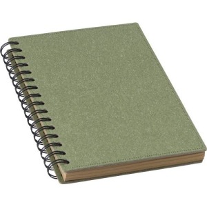 Cuaderno de espiral de material reciclado Caleb