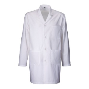 Blouse de travail personalizable en coton et polyester