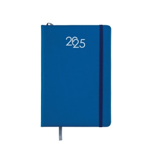 Agenda journalier personalizable 2025 avec couverture en PU et bande élastique