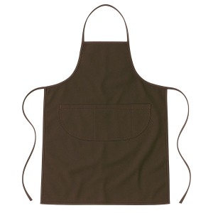 Delantal largo Made in Italy de algodón y poliéster de 200 g/m2