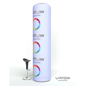 Columna hinchable con aire cautivo 280cm