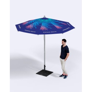 Parasol rond de promoción aluminium de 2,7m de diamètre