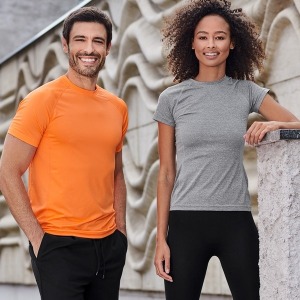 Maillot running de promoción hombre - Mangas raglán cortas - MALFINI