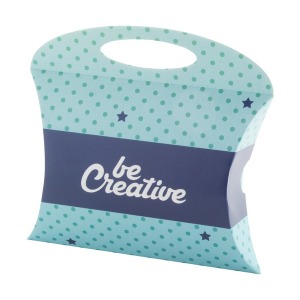 Caja CreaBox Pillow Carry S en forma de pequeño cojín