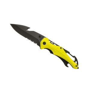 Cuchillo fluorescente de seguridad de emergencia