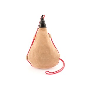 Botella de cuero sintético suave con cordón para el agua o el vino - 1l