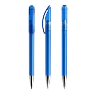 Prodir DS3TTC Transparente con nariz de metal cromado