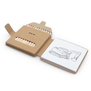 Set de coloriage, crayons de couleur personalizables - Alondra