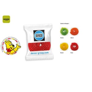 Rollo de Rotella de frutas HARIBO en bolsa promocional, Rollo de Rotella de frutas HARIBO