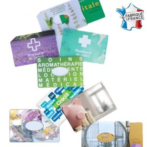 Estuche rígido blanco 1 tarjeta