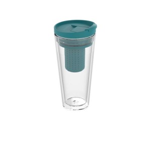 Taza aislante Mocha con filtro para té, reutilizable