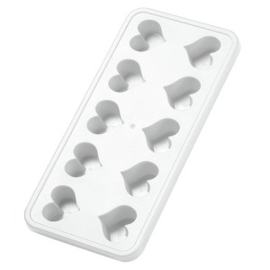 Cubitera de corazones reutilizable