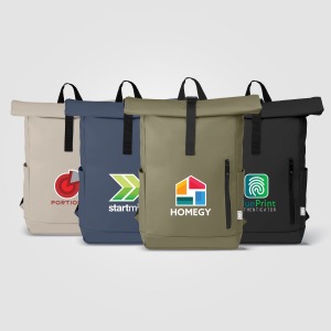 Sac à dos recyclé imperméable à roulettes Sérigraphie