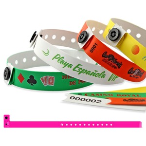 Muñequera de identificación de vinilo