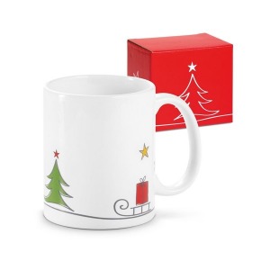 Taza navideña trineo