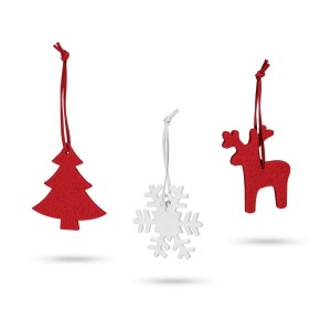 Set de 3 adornos navideños 3 diseños diferentes