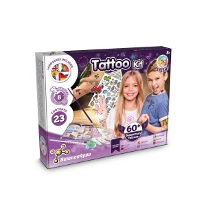 Fábrica de tatuajes Kit I. Juego educativo para niños