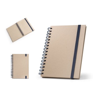PROUST. Cuaderno A5 con anillas y papel de caña con páginas rayadas