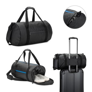Sac de sport personalizable cylindrique 600D - Osasco sport