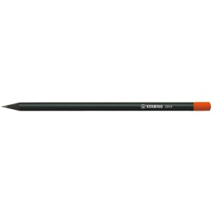 STABILO personalizable lápiz de grafito negro con cabeza templada