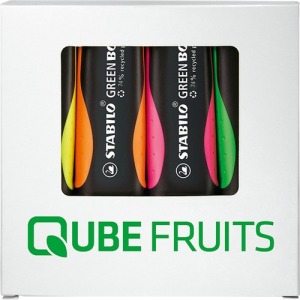 STABILO personalizable GREEN BOSS rotulador fluorescente Set de 4