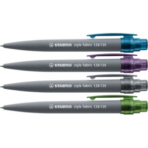 Biros de tela estilo STABILO de promoción