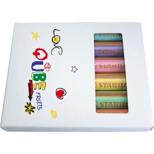 STABILO woody 3 en 1 Set de 6 lápices de color