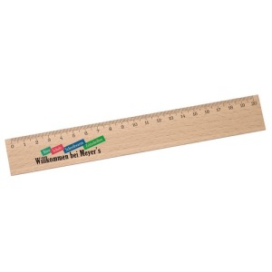 Regla de madera de 20 cm