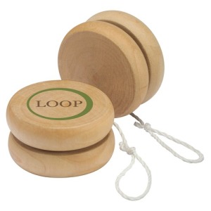 Yo-Yo de promoción de madera