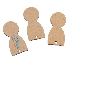 Ficha para carro de madera