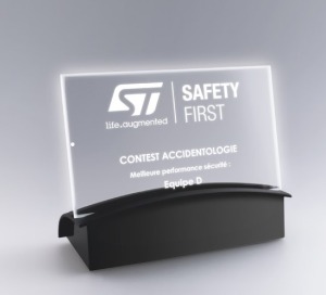 Placa de vidrio 6x18x13cm