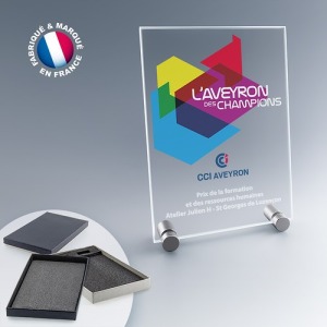 Placa de vidrio 6x18x13cm