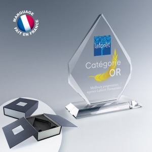 Trofeo puntiagudo en la base
