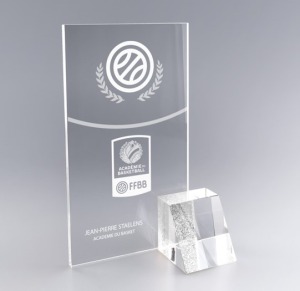 Trofeo podio de plata