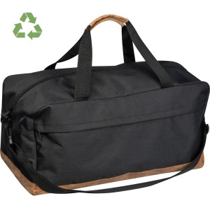Bolsa de deporte RPET con fondo de corcho
